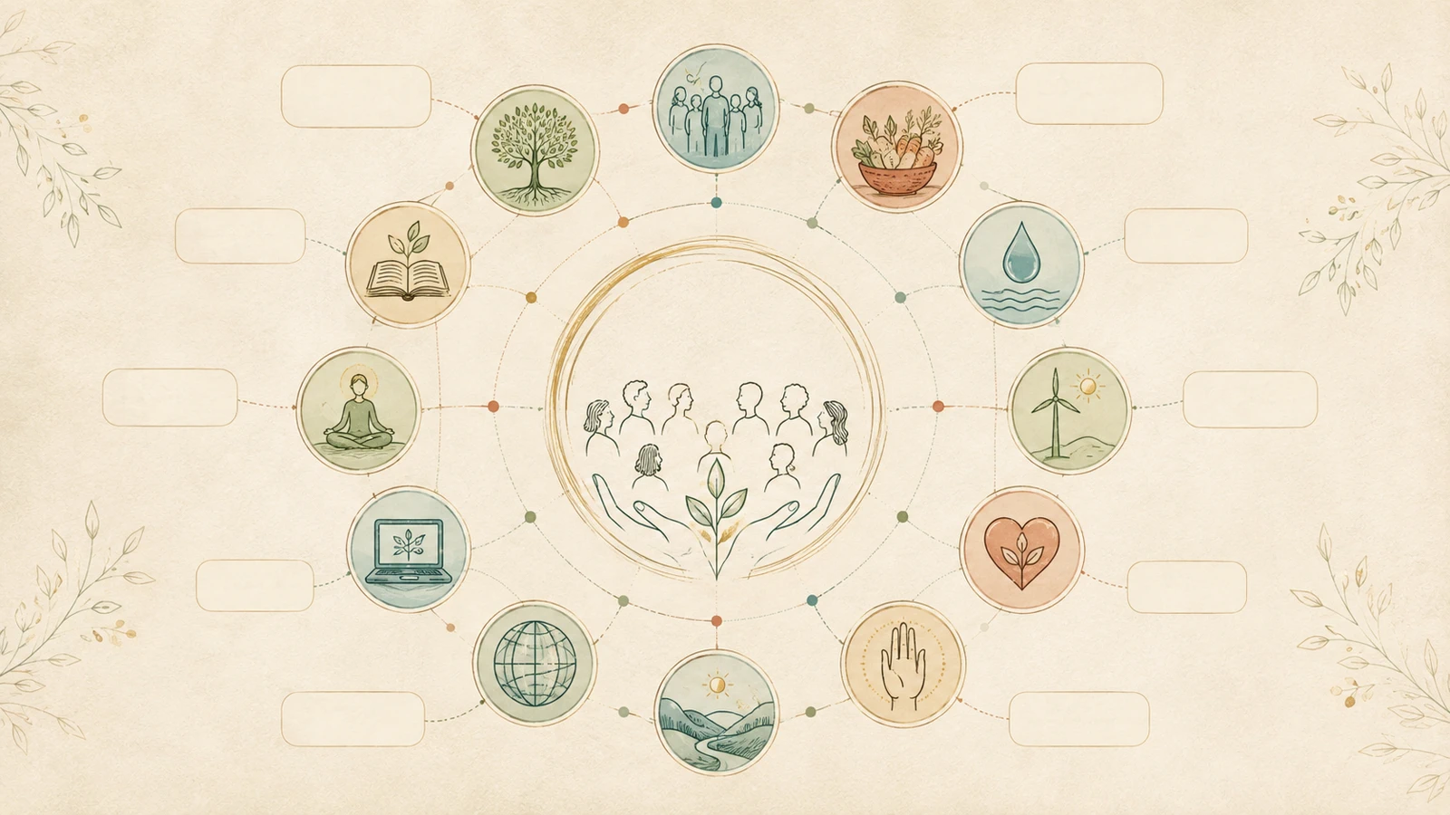 Language and discovery visual for the FAQ and Glossary